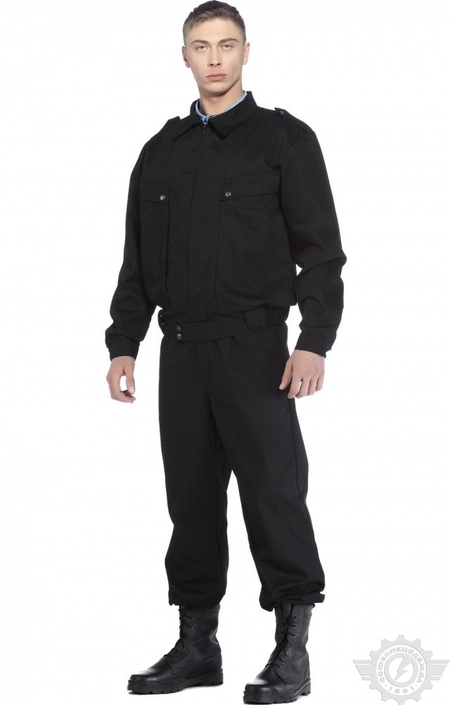 61524 Костюм "Страйк" летний черный  Одежда для охранных структур  размер 64-66/182-188 Спецодежда  - Вид №6