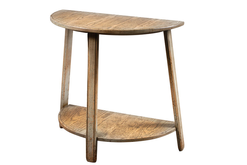 HT318 Маленькая консоль Demi Lune Cidermill ijlbrown  - Вид №1