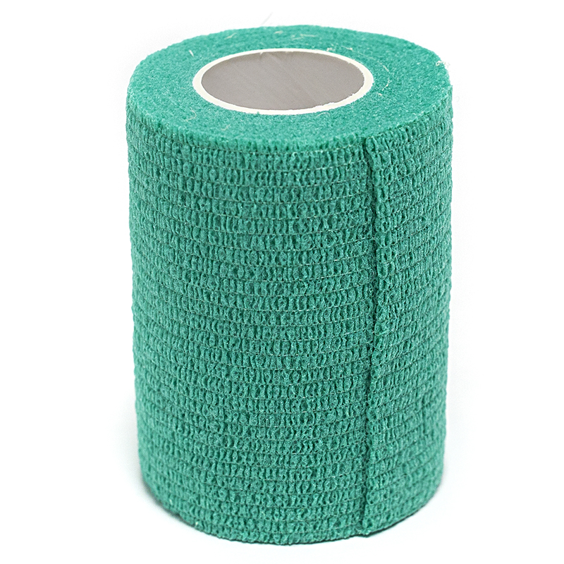 ПР0052032 Бинт ветеринарный самофиксирующийся зеленый 10х450см VETЗАБОТА 