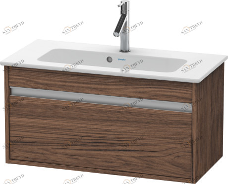 KT642302121 Ketho Тумбочка подвесная компакт Орех темный декор Duravit