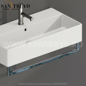 PT071CR Держатель для полотенец 68 см Хромированный Globo T-EDGE Италия