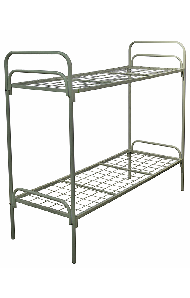 58986 Кровать металлическая двухъярусная  Постельные принадлежности и кровати размер Спецодежда 