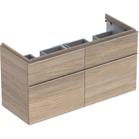 840522000 Шкафчик для двойной раковины Geberit iCon, с четырьмя выдвижными ящиками Geberit  - Вид №5