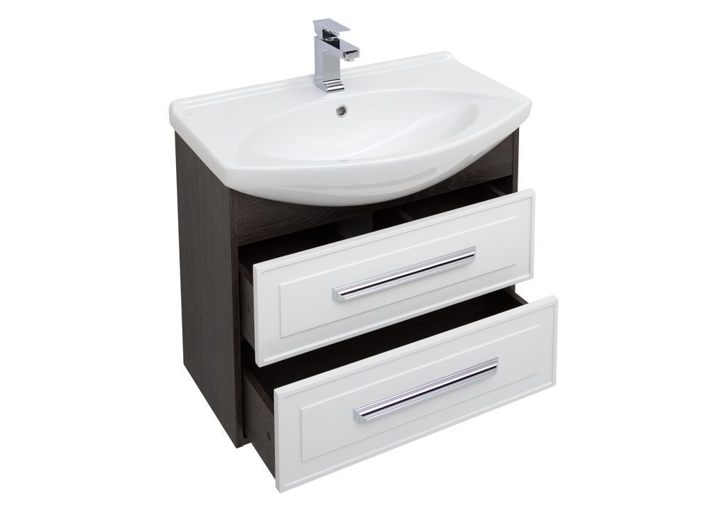 Тумба с раковиной Aquanet Остин 75 дуб кантербери/белый 0020173000175447 - Вид №3