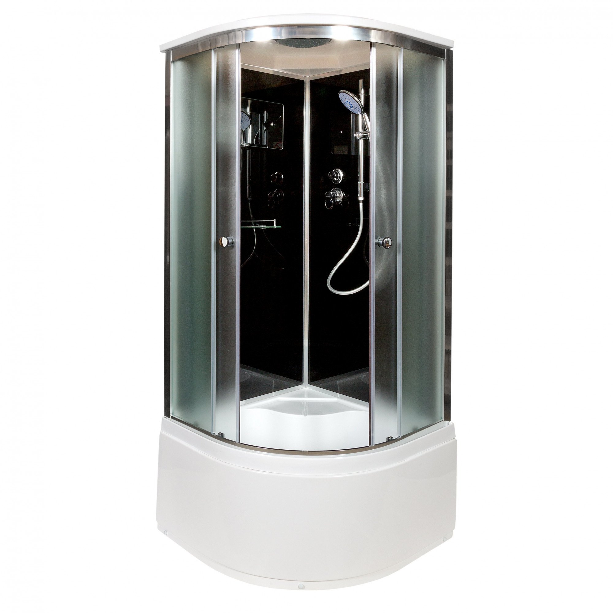 D08S+ эл. Душевая кабина DETO Серия D B90S BLACK