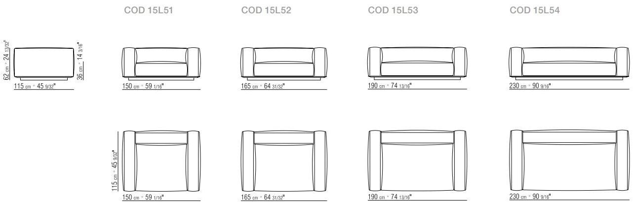 Flexform Модульный тканевый диван с шезлонгом Grandemare sun-id-1429926 - Вид №10