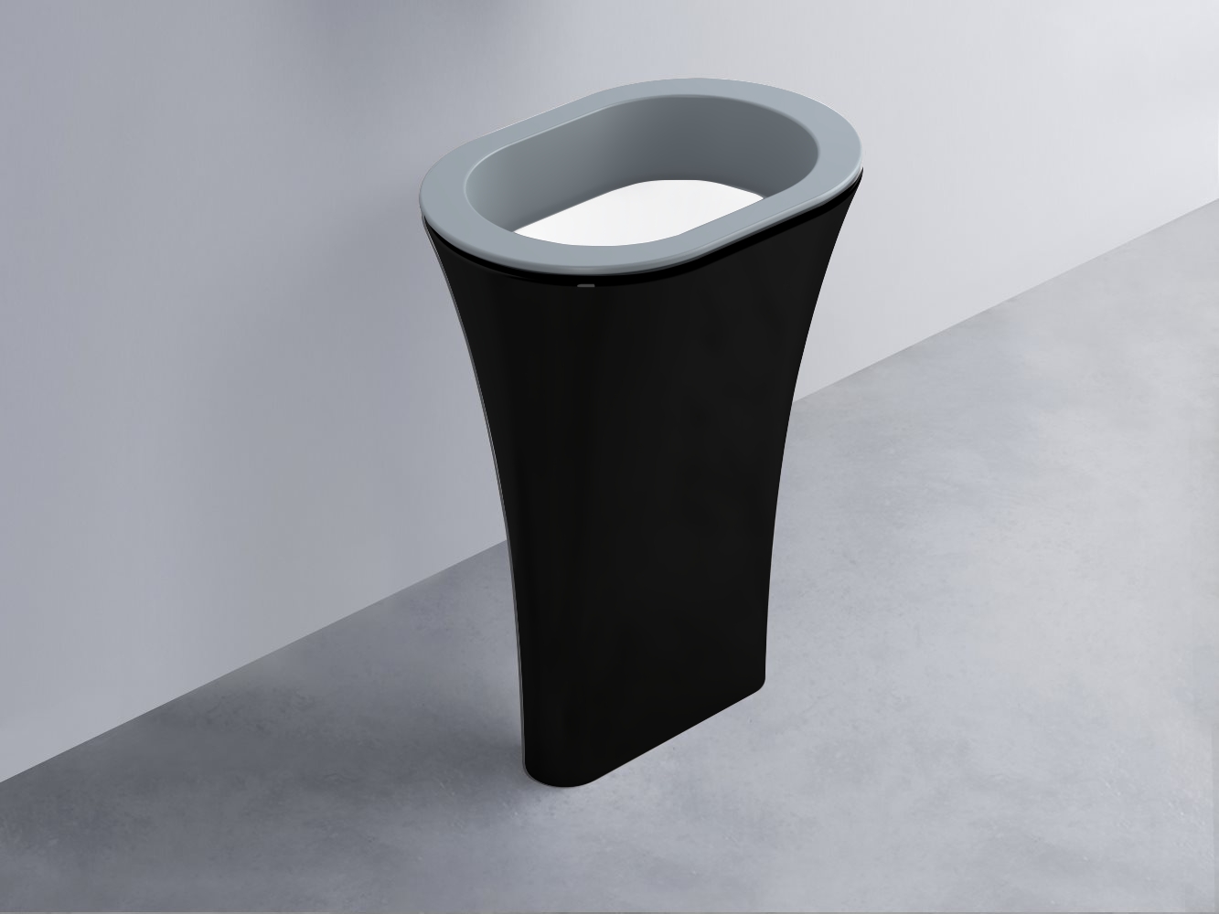 AMLA65-BR+AMPILO-BL+AMCOLO-N Раковина Amedeo Ovale отдельностоящая cielo Enjoy + Amedeo Ceramica Cielo