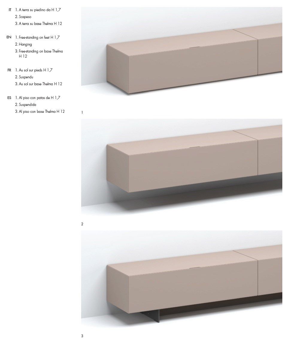 Деревянная оборудованная стена Olivieri CUBE 6 ARCH-00123672 - Вид №28