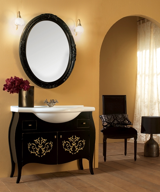 8938 Tifernoit Лакированная и декорированная композиция для ванной комнаты Bagno 