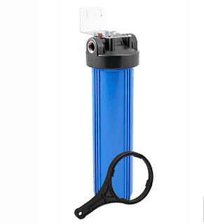 Корпус ГЕЙЗЕР ВВ 20" для холодной воды, латунные вставки 1"