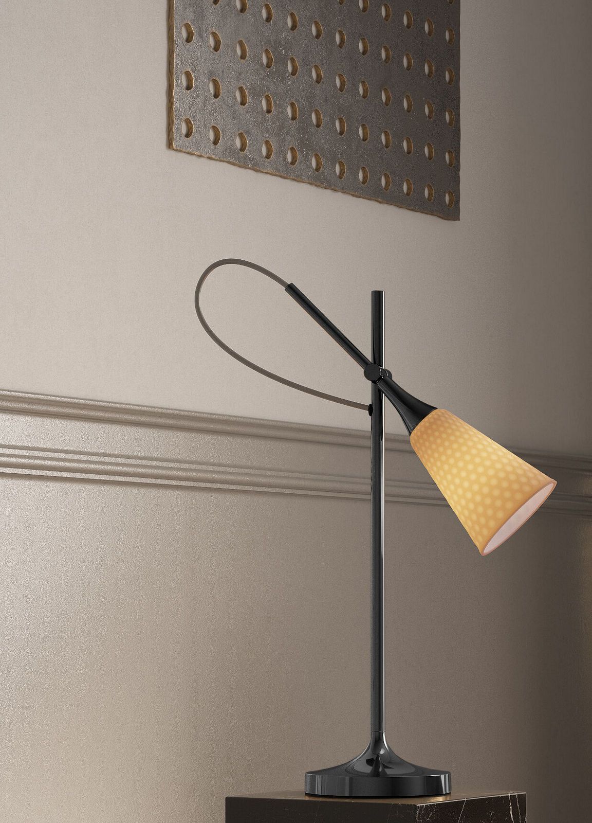 Регулируемая настольная лампа из фарфора Lladró Jamz ARCH-00062585 - Вид №6