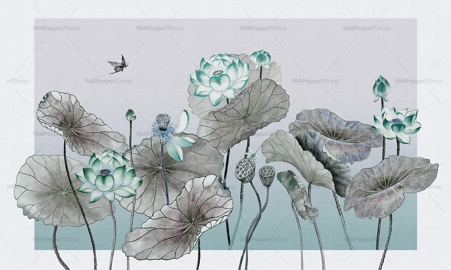 Восточные обои ПВХ бесплатно, экологически чистые, моющиеся WallPepper YOKOHAMA ARCH-00091830 - Вид №2