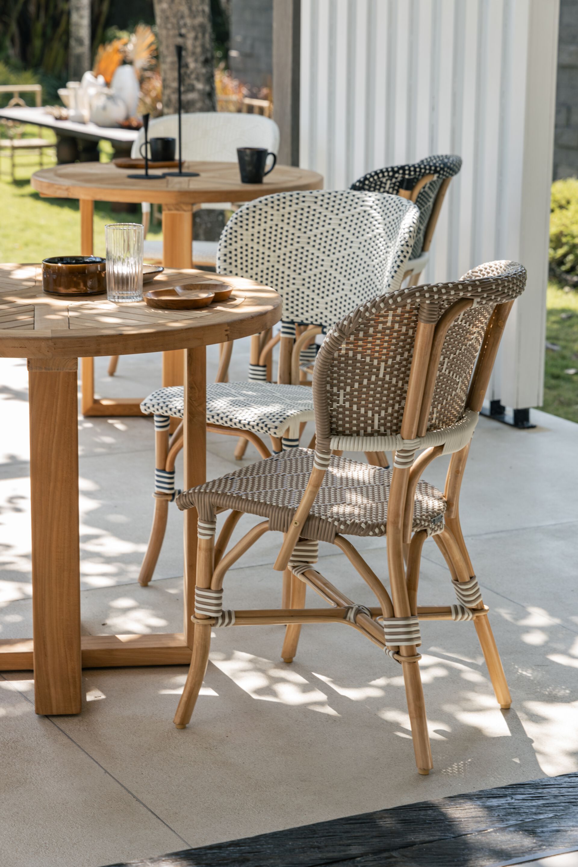 Ротанг сад стул с открытой спинкой cbdesign бистро ARCH-00150703 - Вид №10