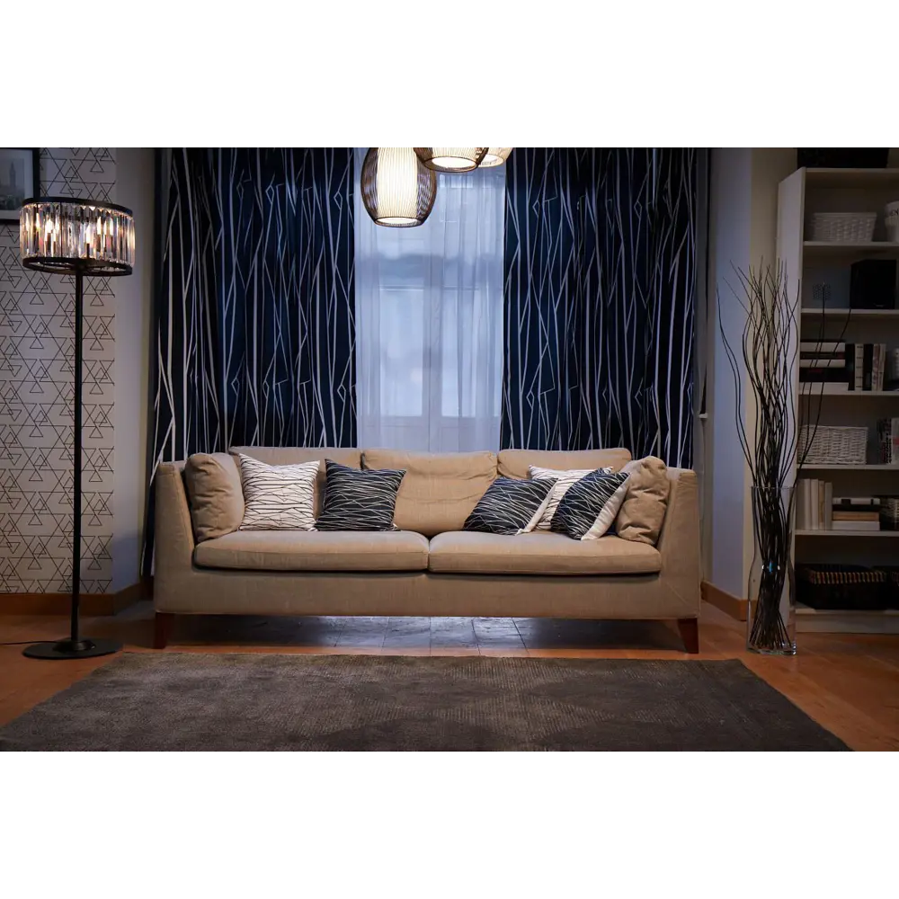 Штора на ленте «Геометрия» 140х260 см цвет чёрно-белый 18709632 STLM-2187962 SEASONS  - Вид №5