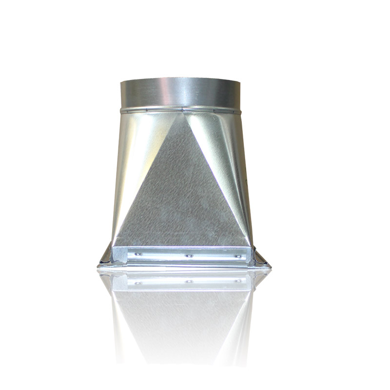 Переход c прямоугольного на круглое сечение (оц. сталь) 600х350-d315 Santreyd sun-id-683704 - Вид №1