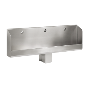 91043 Нержавеющий автоматический писсуаровый желоб с термодатчиком, 1800 мм, 24 В пост. SANELA