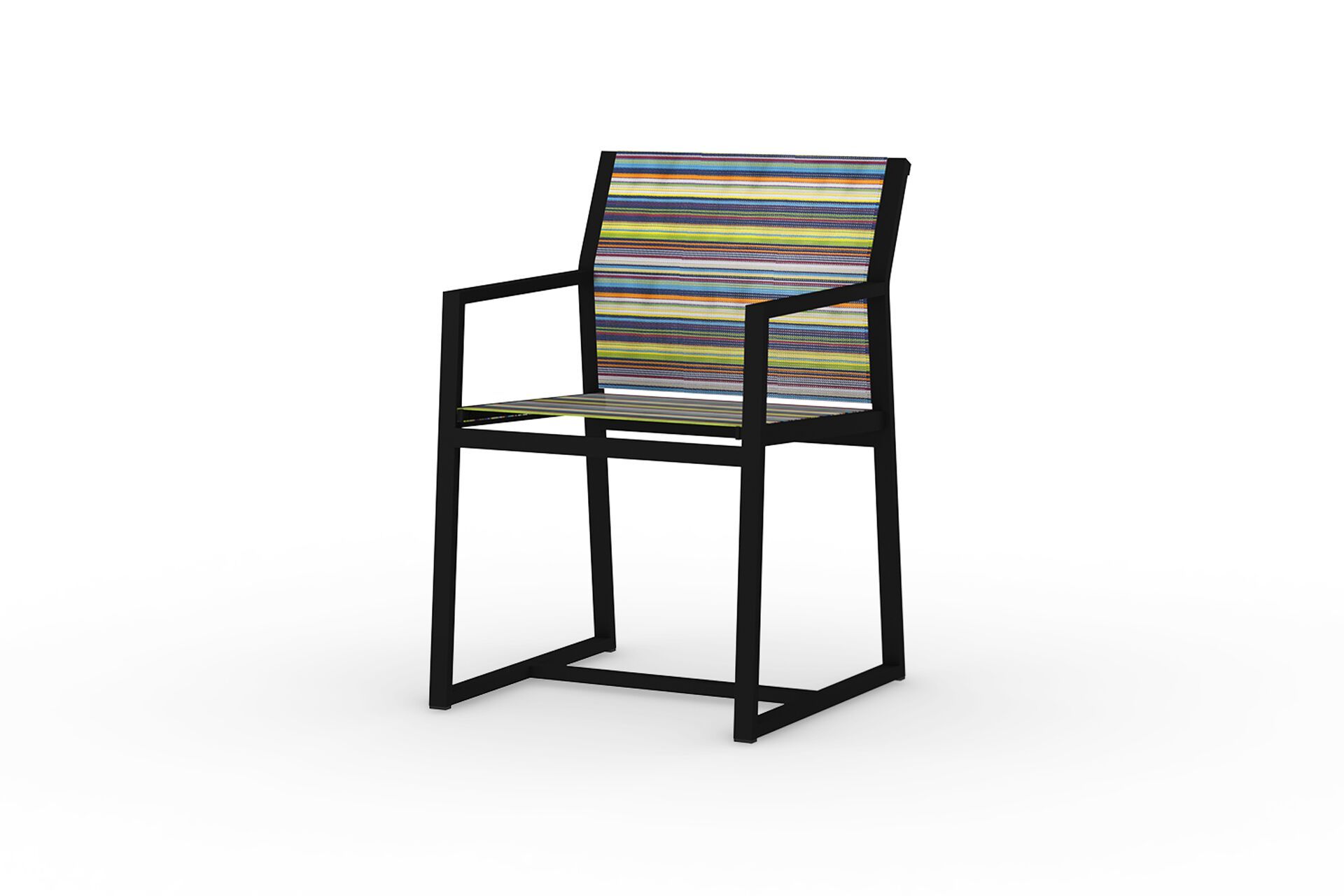 Алюминиевый садовый стул с подлокотниками MAMAGREEN Stripe ARCH-00122718 - Вид №1