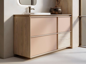 Шкаф для умывальника HPL с ящиками