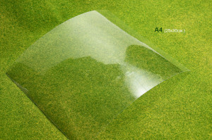 090-pvc-004 Лист ПВХ прозрачный для иммитации окон 25 х 30 см Morrison