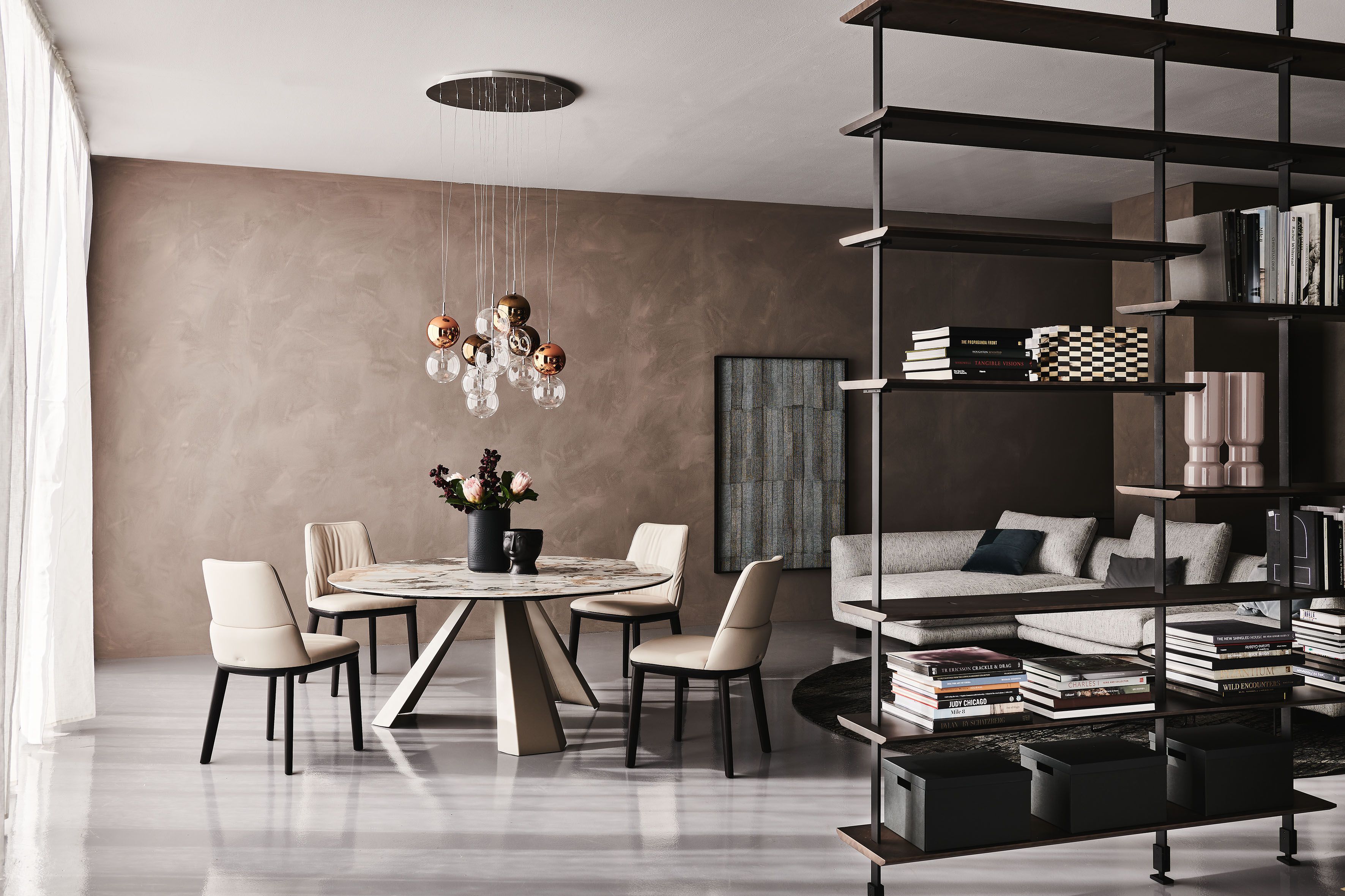 Круглый керамический стол Cattelan italia ELIOT KERAMIK ROUND ARCH-00086826 - Вид №1