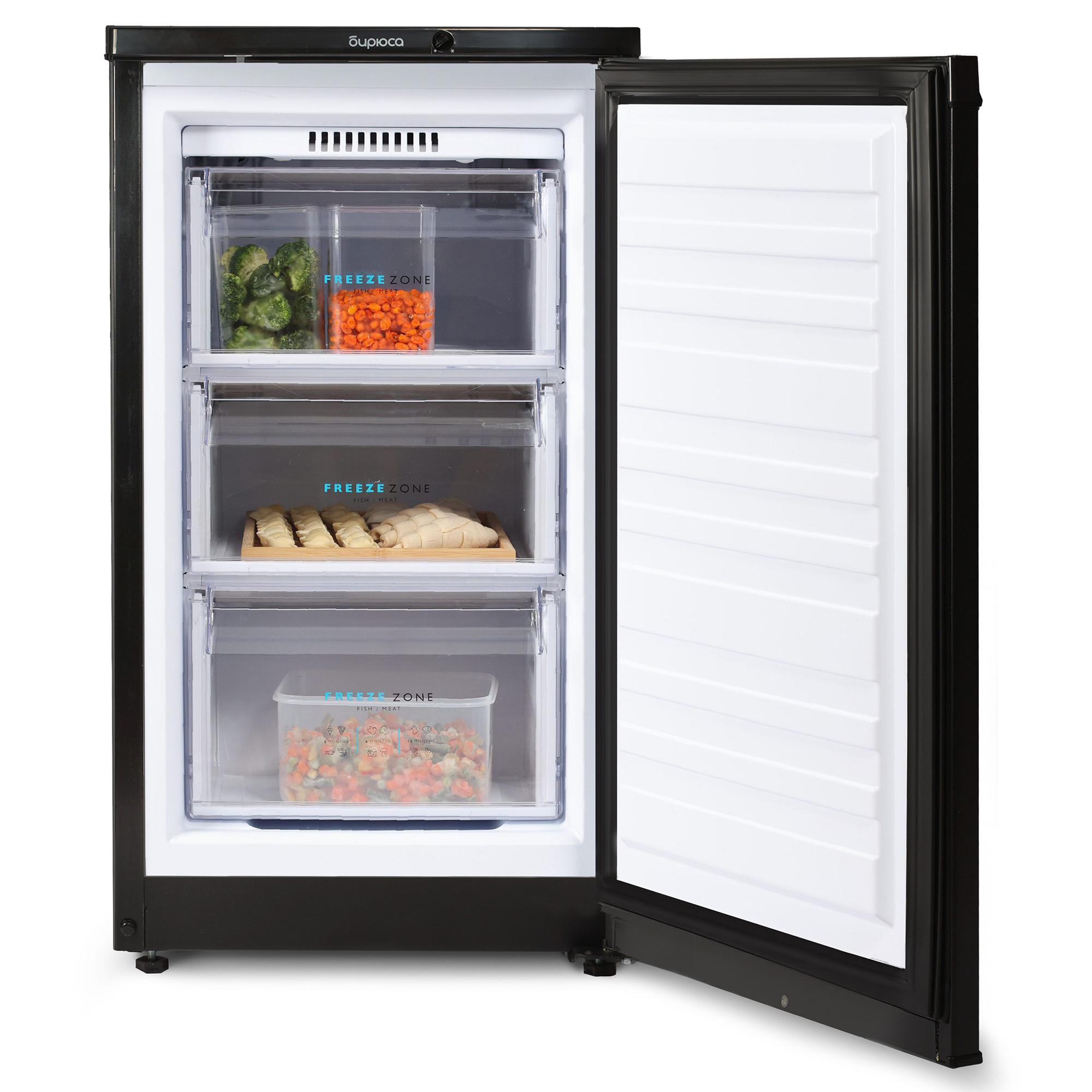 9283686 Морозильный шкаф  БИРЮСА B412 черный STDN-0046782 - Вид №4