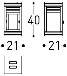 Varaschin Фонарь из дерева и стекла Barcode sun-id-1453216 - Вид №4