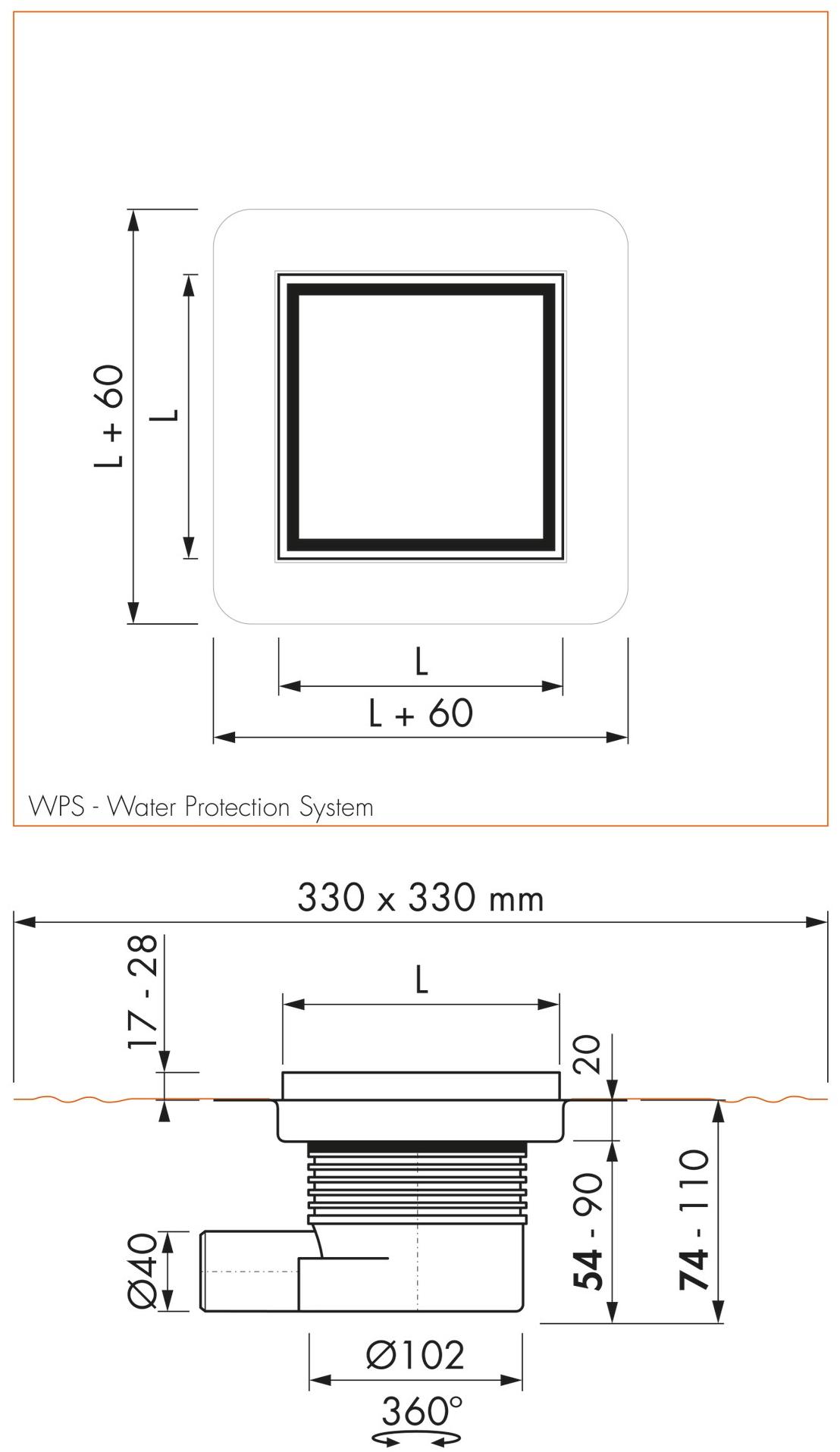 ESS Easy Drain Трап для душа из нержавеющей стали Aqua jewels sun-id-1412536 - Вид №6