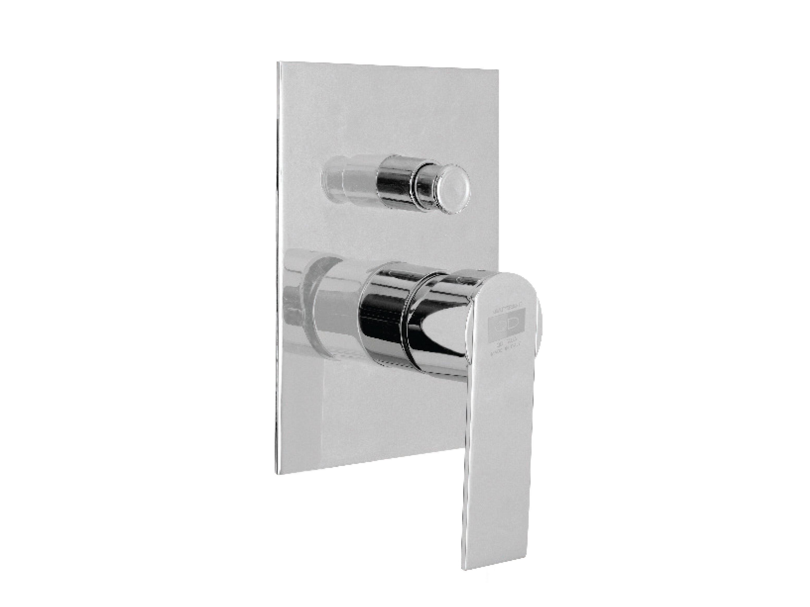 Латунный встраиваемый смеситель для душа с переключателем QD Magistro Lab Swanky ARCH-00127864 - Вид №1