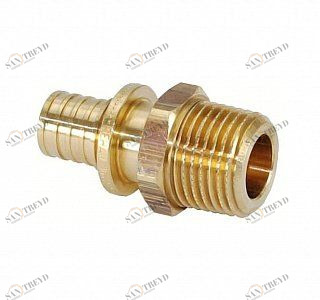 REHAU Муфта надвижная НР 16х3/4" RAUTITAN RX бронза 366050