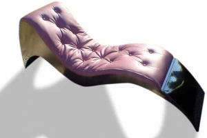 ICI ET LÀ Мягкое кожаное кресло для отдыха Handmade metal furniture by ici et là