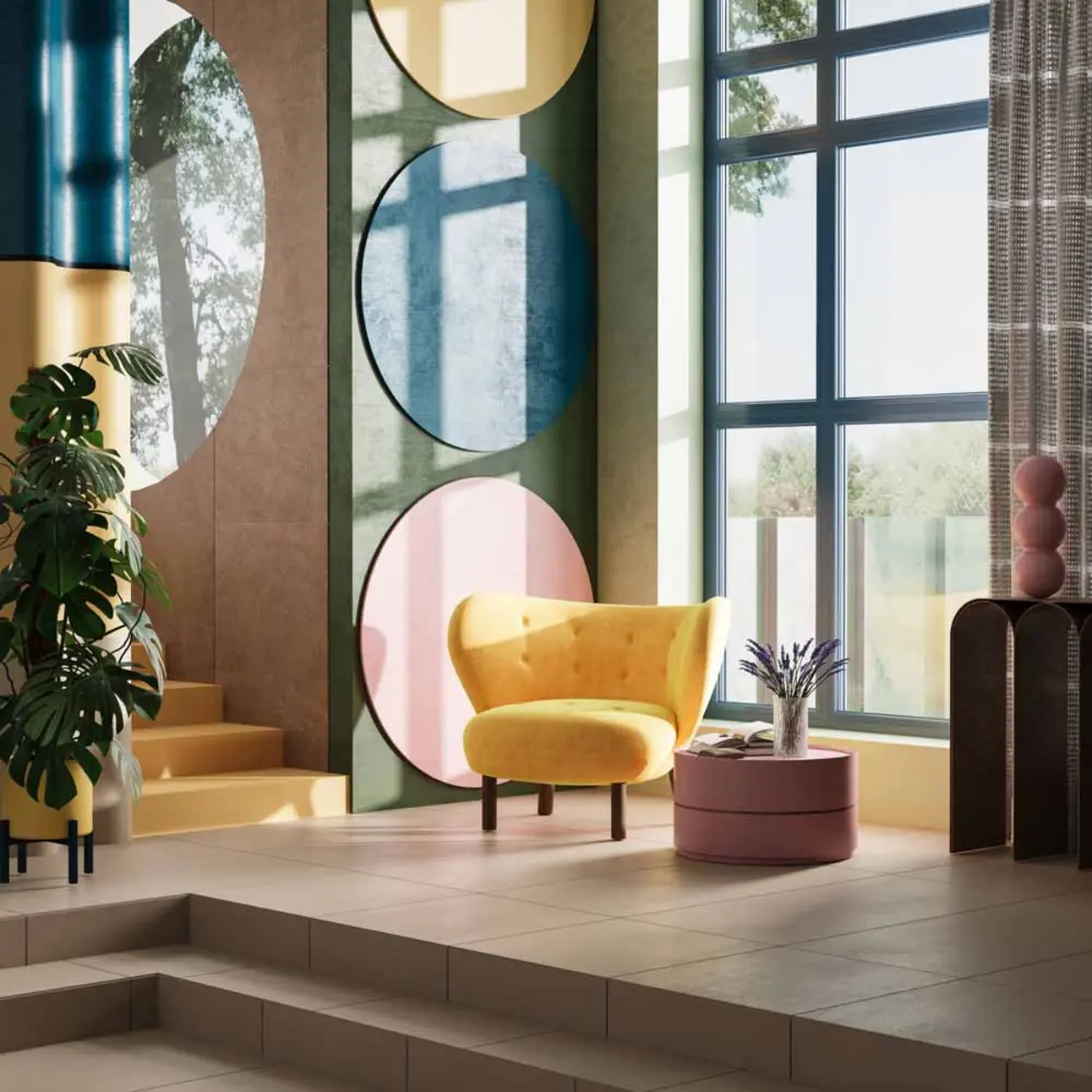 Глазурованный керамогранит Estima CA00 60x60 см 1.44 м² неполированный цвет серо-бежевый Cave STLM-2150550 - Вид №4