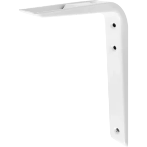 Кронштейн для полки Ренифорс 20x15 см нагрузка до 22 кг металл цвет белый