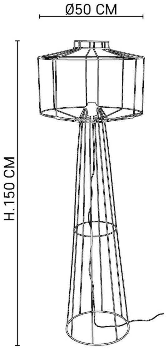 Market Set Торшер из металла Wayne Pr505897 - Вид №5