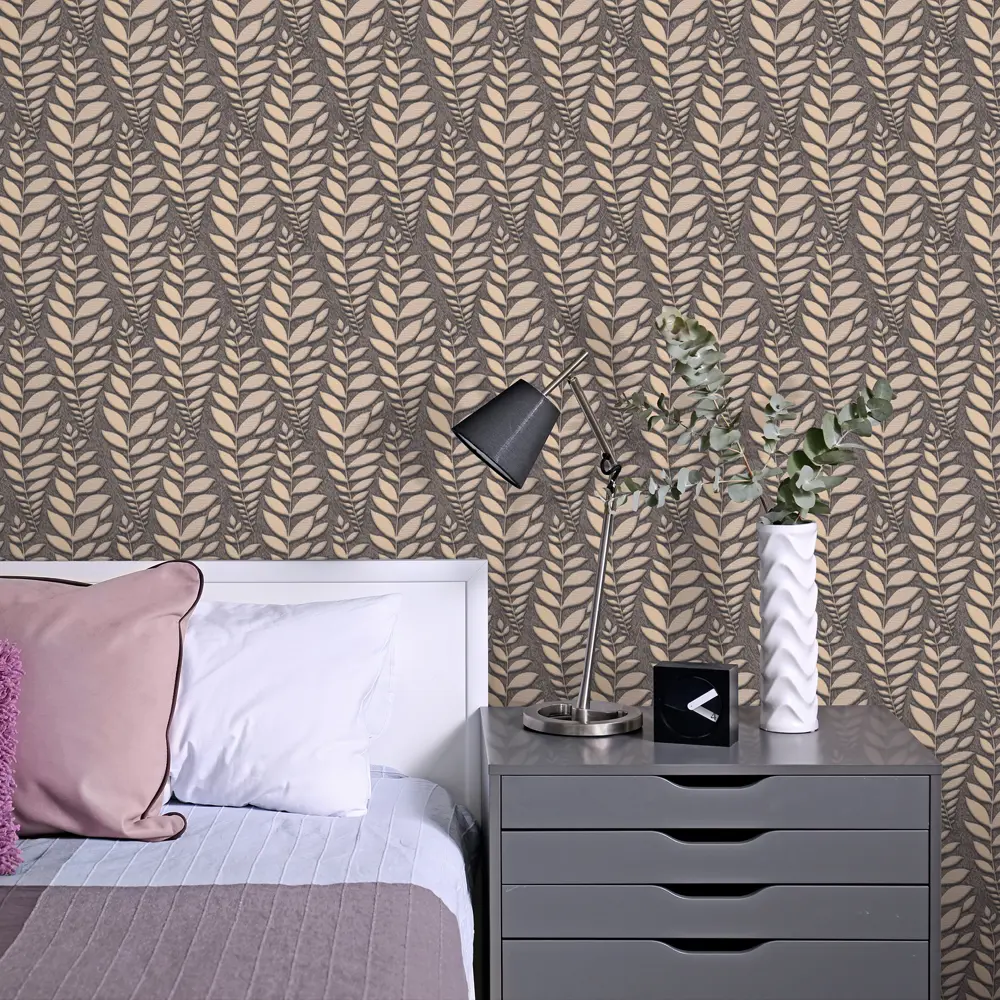 Обои флизелиновые Аспект Марант серые 1.06 м 70226-44 АСПЕКТ РУ STLM-2155430 - Вид №2