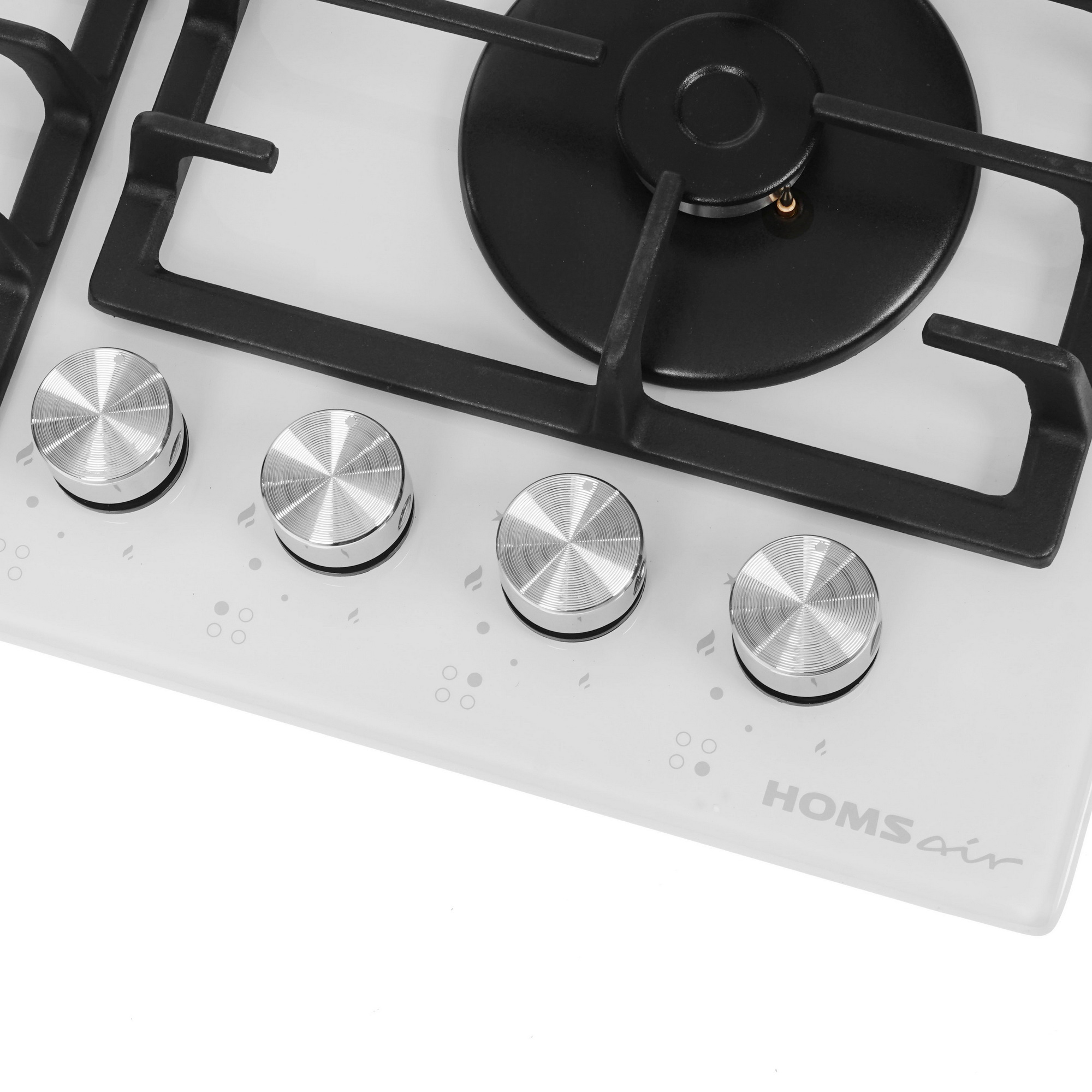 8185453 Газовая варочная поверхность HOMSair HGG646WH STDN-0150133 - Вид №2