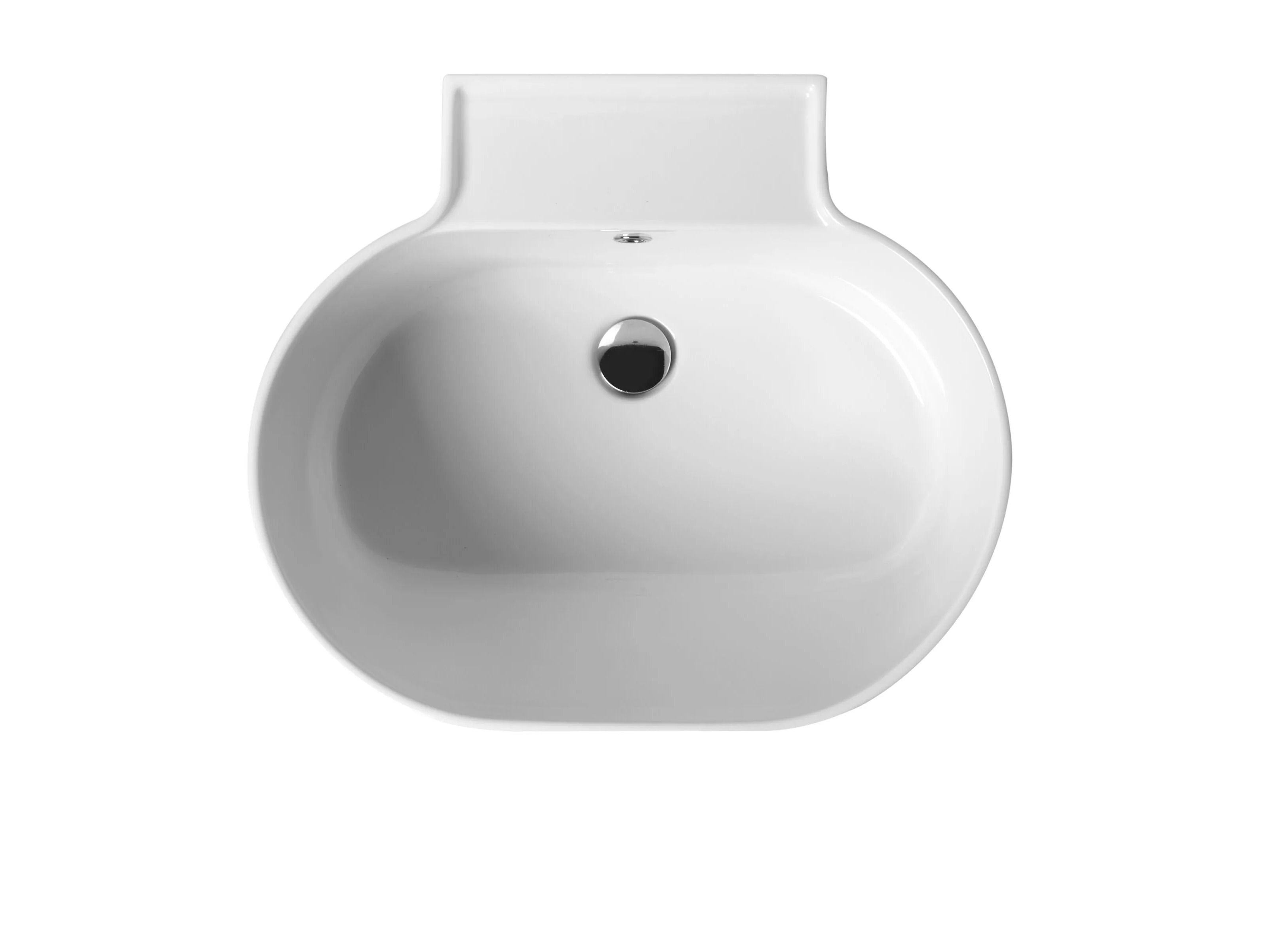 Керамическая столешница/подвесной овальный умывальник COLAVENE Tino&amp ARCH-00029716 - Вид №2