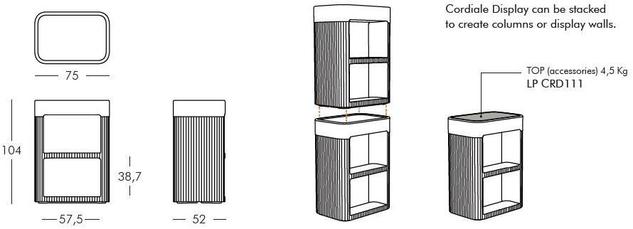 SLIDE Напольный держатель для бутылок из полиэтилена Cordiale sun-id-1391815 - Вид №10