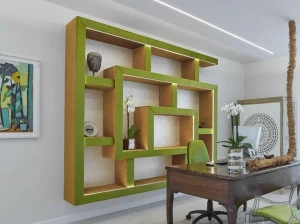 IndakoLab Подвесной книжный шкаф с подсветкой Theatre