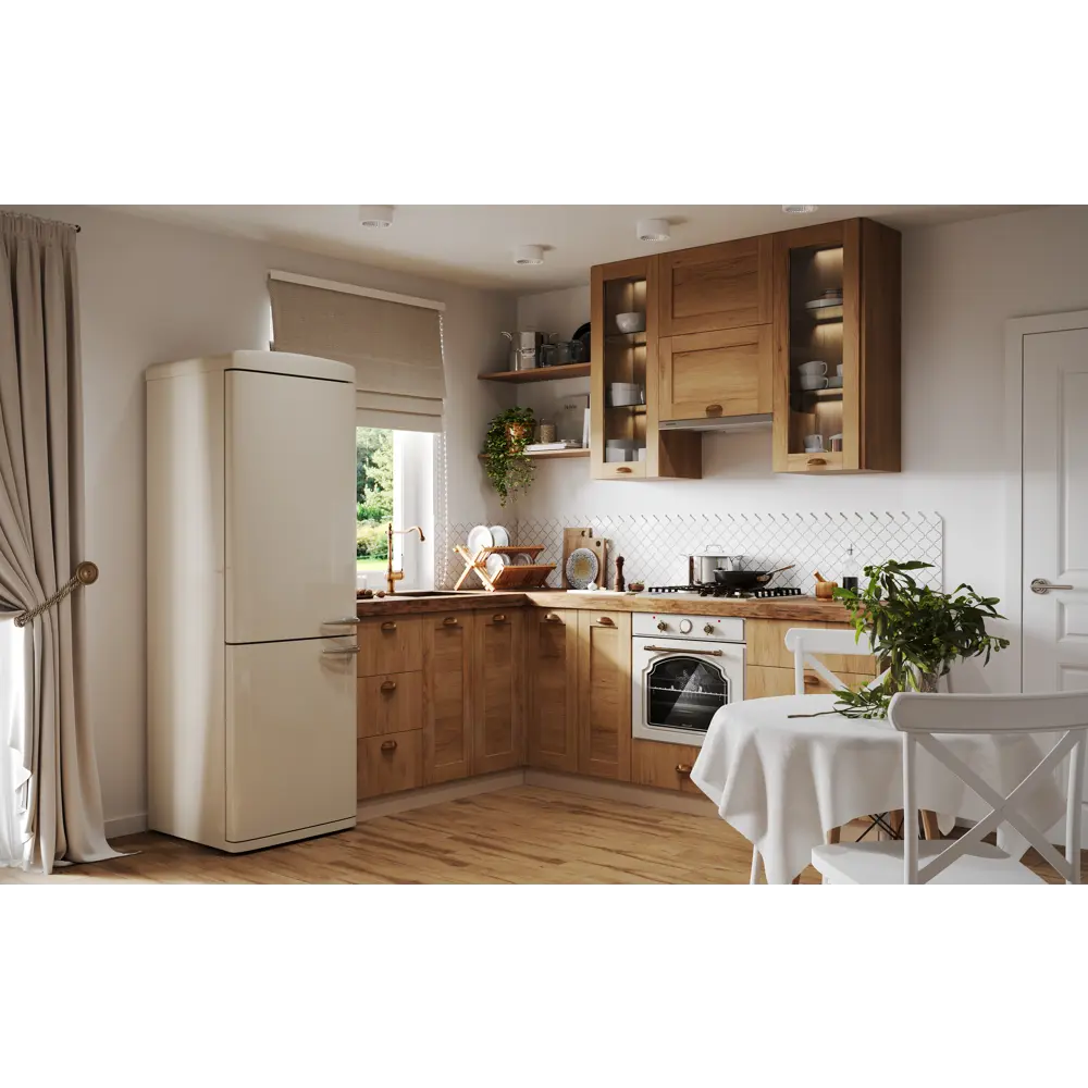 Фасад для кухонного ящика DELINIA ID Рошаль 39.7x25.3 см в стиле тёмное дерево 86881111 STLM-0875818 - Вид №5