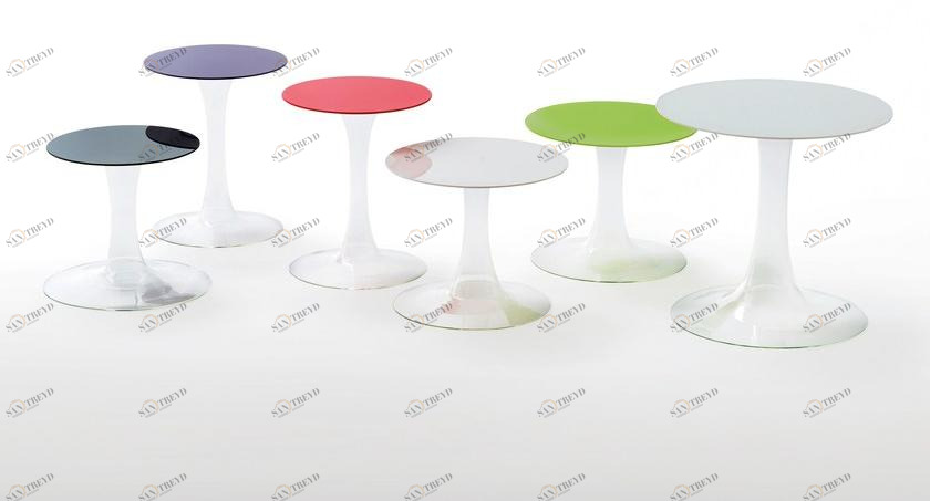 Glas Italia Круглый журнальный столик из хрусталя Funghetti sun-id-1441076