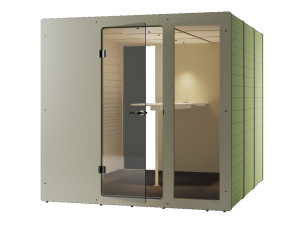 Акустическая офисная кабина со встроенным освещением