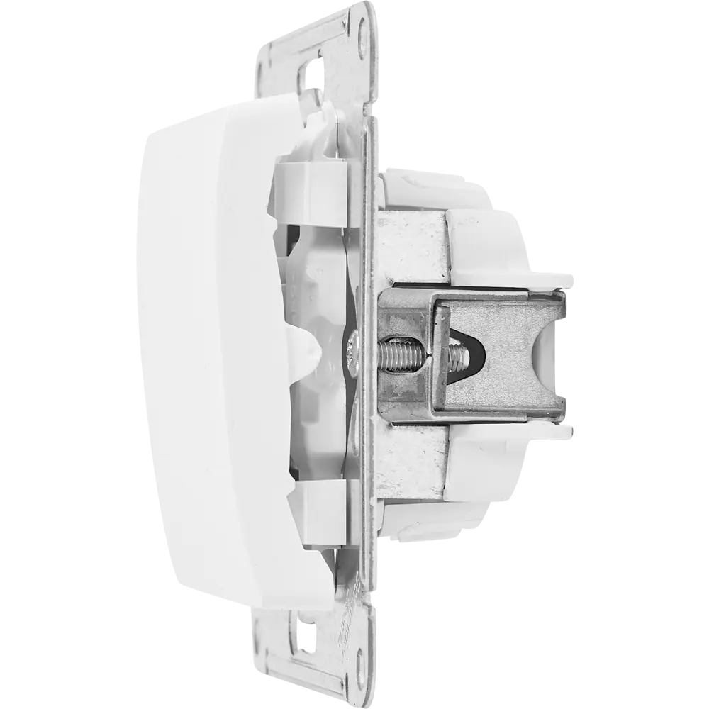 Schneider Electric Glossa — встраиваемый выключатель с белым глянцевым дизайном 82454934 STLM-1112872 - Вид №5