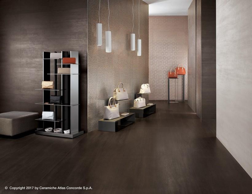 Atlas Concorde Пол из керамогранита с эффектом бетона и металла Mek sun-id-1401076 - Вид №7