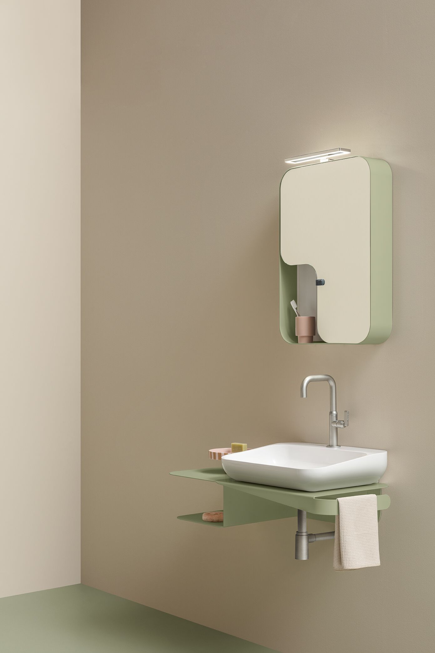 Подвесной умывальник с ящиками ARBLU Тюльпан ARCH-00048149 - Вид №7