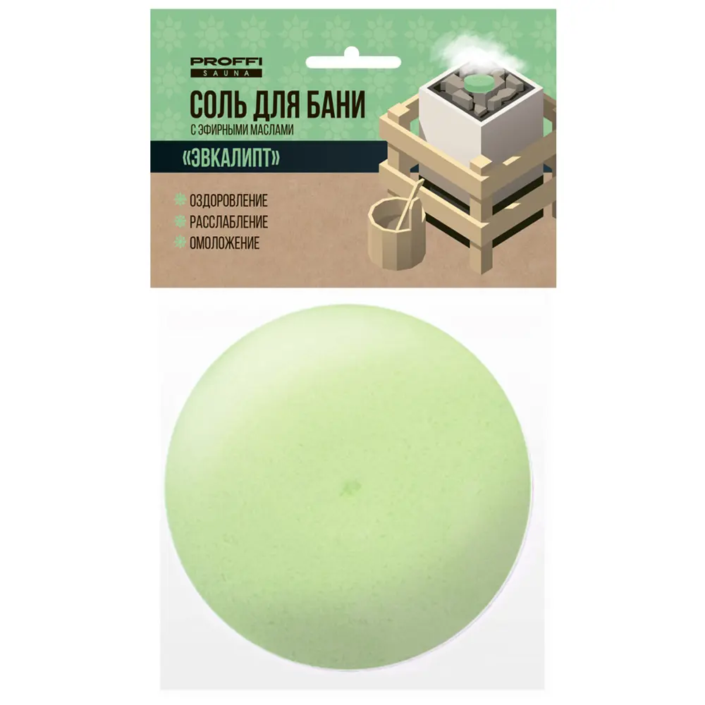 Соль для бани с маслом эвкалипта 0.19 кг PROFFI SAUNA STLM-2197115