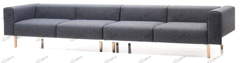 Diemme 4-х местный модульный диван из ткани Bread sun-id-1411137