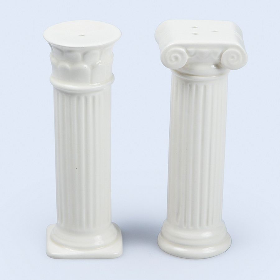 DYHESSPWH Солонка и перечница керамические hestia белые Doiy 