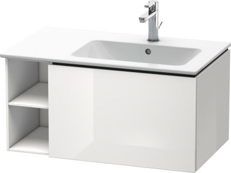 LC619200909 L-Cube Тумбочка подвесная Светло-голубой матовый декор Duravit - Вид №2