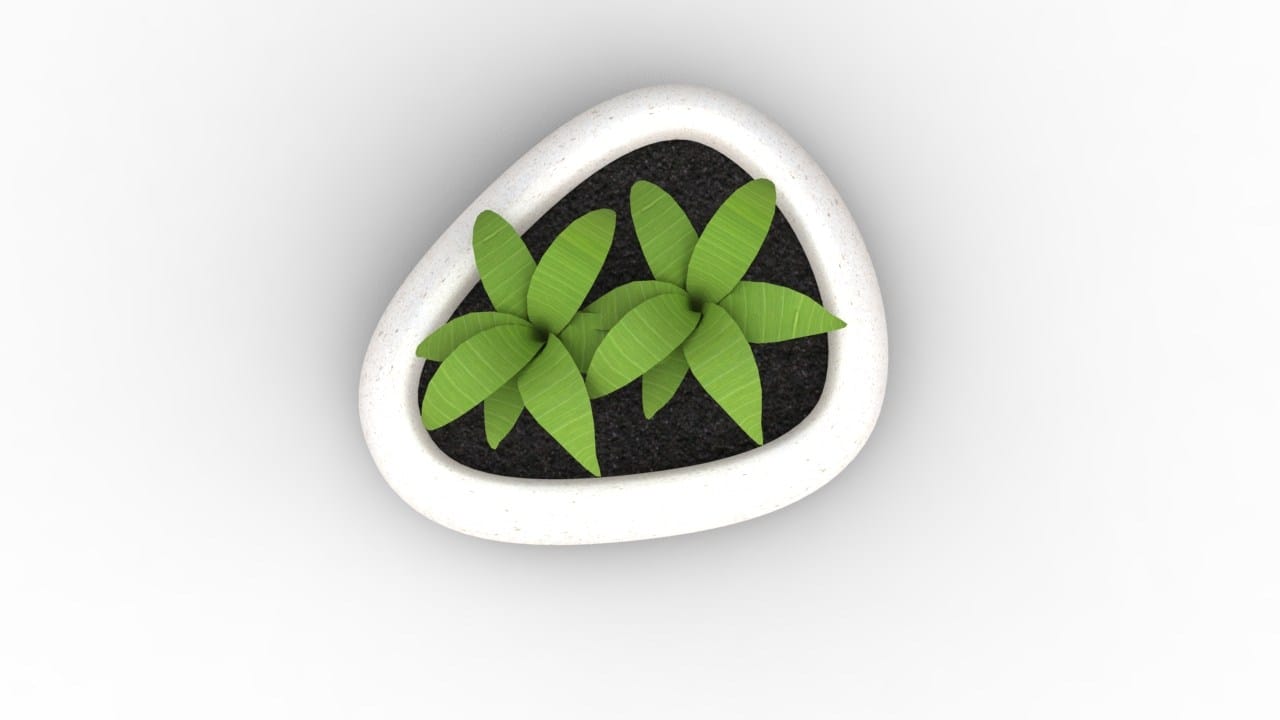 Восстановленный каменный низкий плантатор Viscio Urban Design LEAF ARCH-00022332 - Вид №1