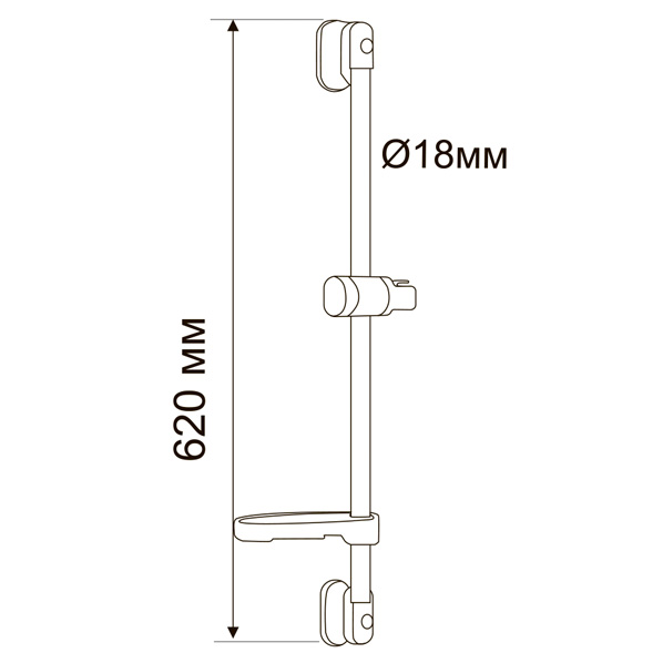 AGD 24.1208 B  Душевая стойка  ARGO kran  - Вид №1